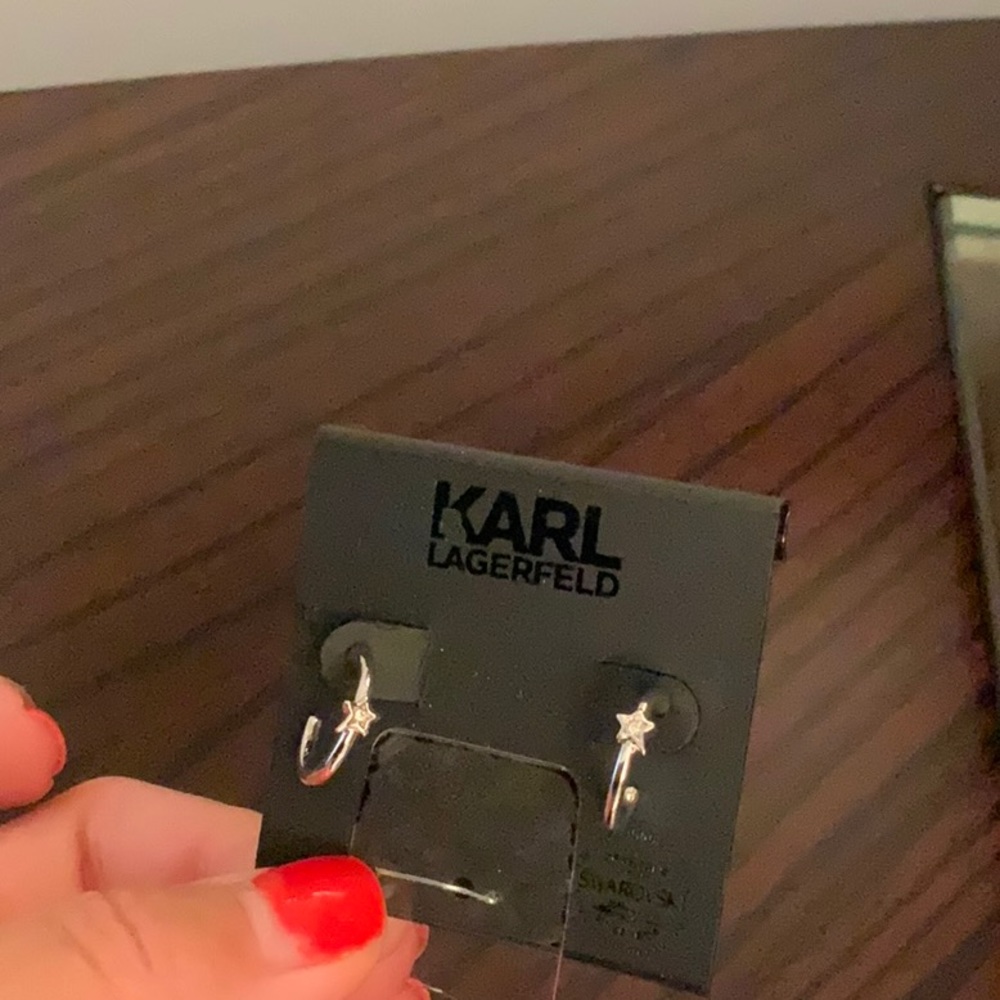 Karl Lagerfield hoops